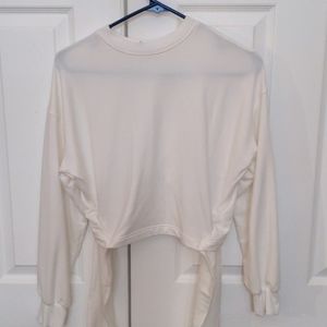 Athleta tie back sweatshirt